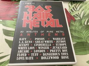 輸入盤　DVD 「This Is '80S Hair Metal」Ratt/Poison/Warrant/L.A.Guns/JetBoy/Cinderella/White Lion/Hollywood Rose 他