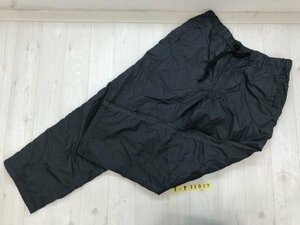 UNIQLO ユニクロ メンズ 裏フリース ベルト付き シャカシャカパンツ 大きいサイズ XL チャコールグレー