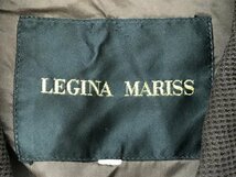 LEGINA MARISS レディース ジャケット・スカート 上下セットアップ 40 茶_画像2