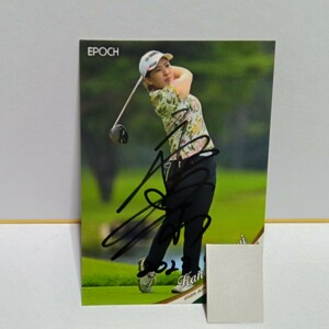 即決！女子ゴルフ 永井花奈 直筆サインカード JLPGA 2020 女子プロゴルファー