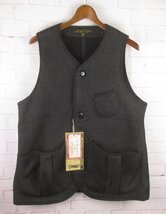 MFJ22793 FREEWHEELERS フリーホイーラーズ Delaware VEST ビーチクロス デラウェアベスト 2031019 40 美品_画像1