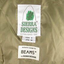 LWJ22770 SIERRA DESIGNS シェラデザインズ ビームスプラス 1388 NEW INYO PARKA ニュー インヨーパーカー 中綿ジャケット JPN M 未使用_画像4