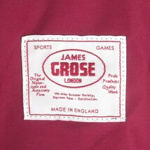 LFJ22756 JAMES GROSE ジェームスグロース CLUBMAN JACKET クラブマン スエード レザージャケット 40 未使用_画像4