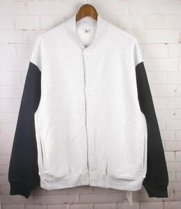 LFJ22704 blurhms ROOTSTOCK ブラームス ルーツストック SOFT&HARD SWEAT SNAP CARDIGAN JS スウェット スナップ カーディガン 3 未使用