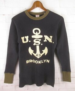 LAT22863 FREEWHEELERS フリーホイーラーズ サーマル 長袖Tシャツ USN 935002 SMALL