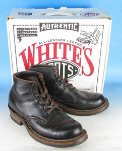 FF15244 WHITE'S ホワイツ 2332W セミドレス ブーツ ウォーターバッファロー 9 1/2 D ブラック 美品