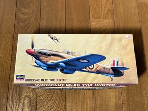 ハセガワ Hasegawa 1/72 HURRICANE Mk.ⅡD 'FOX HUNTER' ハリケーン フォックス ハンター 未使用未組 レア 貴重 絶版 希少 (43-132)