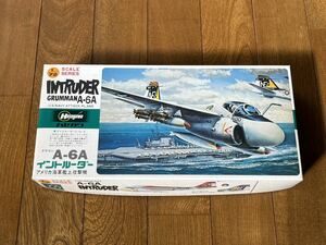 ハセガワ Hasegawa 1/72 GRUMMAN A-6A INTRUDER グラマン イントルーダー アメリカ海軍艦上攻撃機 未使用未組 レア 貴重 絶版 希少(43-120)