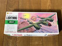 ハセガワ Hasegawa 1/72 P-38J/LorF LIGHTNING アメリカ陸軍航空隊戦闘機 ライトニング 未使用未組 レア 貴重 絶版 希少 (43-115)_画像1