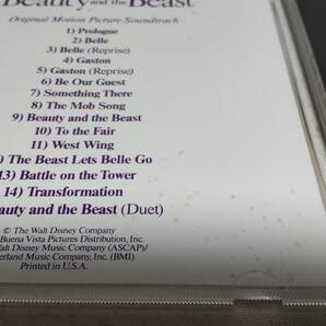 A2129  『CD』 美女と野獣 BEAUTY AND THE BEAST サントラ 輸入盤 ジャケット茶シミありの画像3