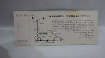 【7940ーA】　☆1円スタート☆　宇奈月温泉　開湯50周年記念　普通入場券　昭和48年　2枚　金沢鉄道管理局　コレクション_画像3
