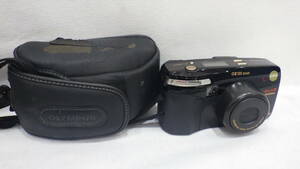 【8513ーA】　☆1円スタート☆　OLYMPUS　MULTI AF　PANORAMA　OZ120 ZOOM　35-120mm　ブラック　通電未確認　動作未確認