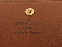 LOUIS VUITTON ルイヴィトン モノグラムライン ポルトモネ ビエ カルトクレディ Wホック 三つ折り財布/約10×11×2cm/02KO111702_画像7