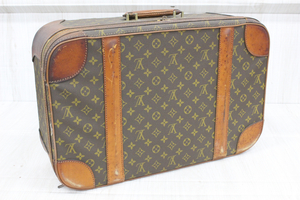 ◎【行董】 Louis Vuitton ルイヴィトン モノグラム ストラトス 55cm 難あり トランク スーツケース 旅行バッグ CA756ABC47