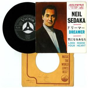 シングル☆ニール セダカ☆ドリーマー☆気になるあなた☆Neil Sedaka☆Dreamer☆SS-1363