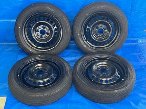 ダイハツ 美品 純正タイヤホイール4本セット 14X4.5J +45 H4-100 155/65R14 ヨコハマ S306 DL エナセーブEC300+ 21年3本 23年1本 401462