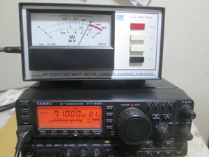 八重洲無線・ＨF帯トランシーバーFT-９００（１００）WアンテナTUNER内蔵・現状ジャンク扱いでの出品