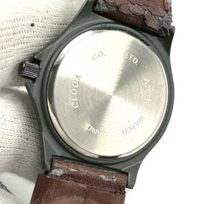 【電池切れ】YANASE ヤナセ クォーツ腕時計 黒文字盤 ケース幅：3.7 の画像2