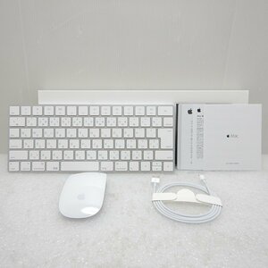 【美品】★送料無料★ iMac付属品 Apple Magic Keyboard 日本語マジックキーボード A1644 マジックマウス2 A1657 セット 中古 031