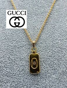 1円★GUCCI★グッチ★ネックレス★ブランド★ゴールド★ブランド★ペンダント★お洒落★人気★レディース★インターロッキング★RA-0004