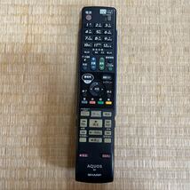 動作確認済み【SHARP】◆AQUOS◆ GA909PA TV テレビリモコン シャープ アクオス_画像1