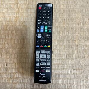 動作確認済み【SHARP】◆AQUOS◆ GB131PA BD TV テレビリモコン シャープ アクオス 中古2