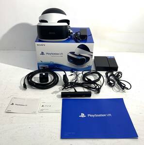 【中古品/100】SONY Play Station VR Play Station Camera 同梱版 完品 カバーはがれ有 動作未確認