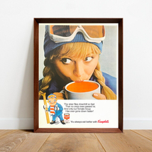 キャンベル スキー 広告 ポスター 1960年代 アメリカ ヴィンテージ 【額付】_画像1