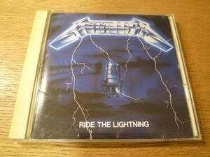 旧規格国内盤(25DP5340)★ METALLICA / RIDE THE LIGHTNING ★ メタリカ / ライド・ザ・ライトニング