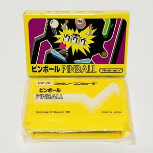 【送料無料】 ファミコン ピンボール 箱説付き 小箱版 任天堂 レトロゲーム Nintendo Famicom Pinball CIB
