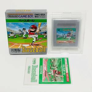 【送料無料】 ゲームボーイ ベースボール 箱説付き 痛みあり 任天堂 レトロゲーム 野球 Nintendo GameBoy Baseball CIB