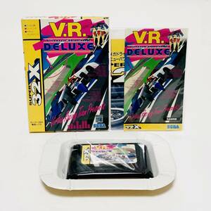 セガ メガドライブ スーパー32X バーチャレーシング デラックス 箱説付き 痛みあり Sega Mega Drive Super 32X Virtua Racing Deluxe CIB