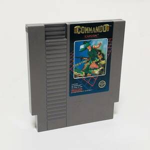 【送料無料】 北米版 ファミコン NES 5本ネジ版 コマンドー （戦場の狼） Commando ソフトのみ カプコン Capcom レトロゲーム