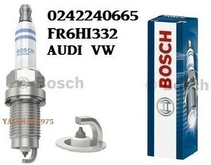 AUDIアウディ VWフォルクスワーゲン BOSCH スパークプラグ・ダブルイリジウム FR6HI332 0242240665