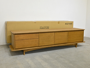未使用品 Proud With United Arrows Furniture オーク材 TVボード 2.0×0.5m/テレビ PFS ジャーナルスタンダード 飛騨産業 カンディハウス 