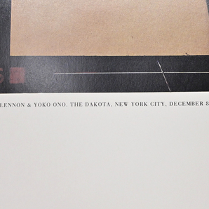 1991年 Annie Leibovitz × ジョン・レノン＆オノ・ヨーコ “PHOTOGRAPHS 1970-1990” 回顧展ポスター/写真家 ポートレート John Lennonの画像3