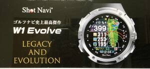 美品ショットナビW1Evolve 高低差距離表示あり　みちびきＬ IＳ対応