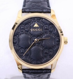 【美品】グッチ GUCCI G-TIMELESS Gタイムレス メンズ レディース ユニセックス 腕時計 YA1264034