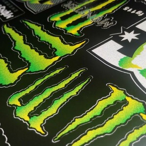 防水反射 ステッカー/モンスターエナジー/バイク/車/ストリート バイクステッカー ヘルメットステッカー MONSTER ENERGY [特大きさ] の画像2