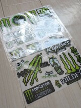 ２枚セット　防水反射　ステッカー/モンスターエナジー　 バイクステッカー　ヘルメットステッカー MONSTER ENERGY　デカール_画像4