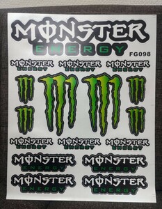 防水反射 ステッカー / モンスターエナジー / バイク / 車 / ストリート バイクステッカー ヘルメットステッカー MONSTER ENERGY MotoGP.