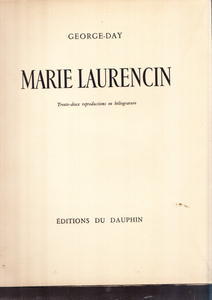 マリー・ローランサン画集/GEORGE-DAY/図版32点パリ1947年