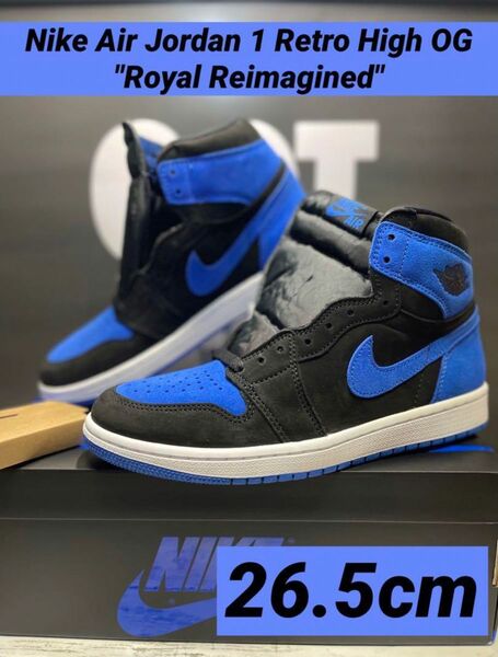 Nike Air Jordan1 Retro HighOG ロイヤルリイマジンド