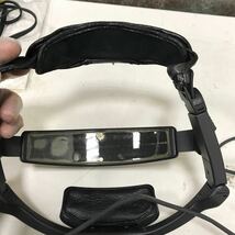 【中古品】11-107 SONY ソニー Glasstron グラストロン PLM-50 パーソナルLCDモニター ヘッドマウントディスプレイ_画像7