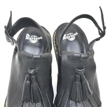 ドクターマーチン Dr.Martens フリンジ サンダル ブラック 黒 UK5(JP24cm) sh23-0763_画像7