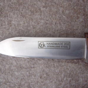 折りたたみ式 ナイフ メーカー HANDMADE 202 ステンレスの画像3