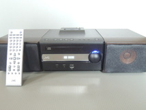 JVC 美品 中古 USB CD コンパクト コンポーネント CA- EXS1-B ブラック　ウッド調　奇麗_画像1