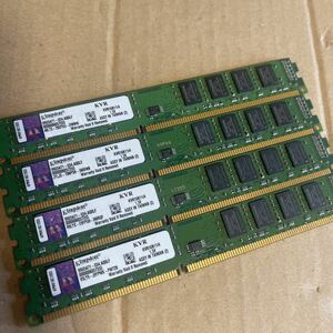 (399)Kingston 4GB PC3-12800U KVR16N11/4　4枚セット