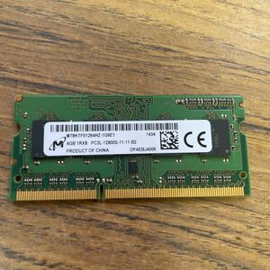 Micron Note PC memory 4GB 1Rx8 PC3L-12800S