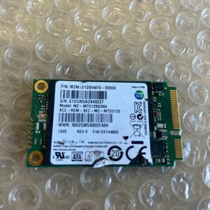 SAMSUNG MZ-MTD1280/004 128GB SSD ｍSATA 中古動作品